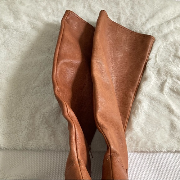 Free People Riley tall slouch boots pebble leather size 39, 8.5-9 - Picture 9 of 16